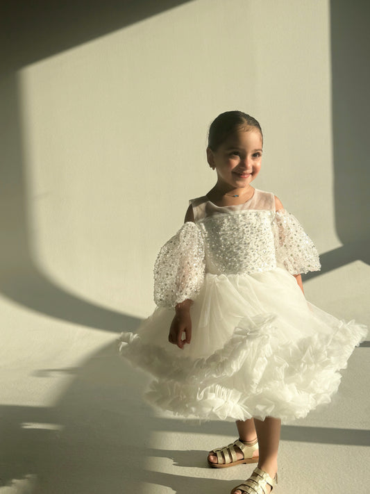 White Sparkle Dress