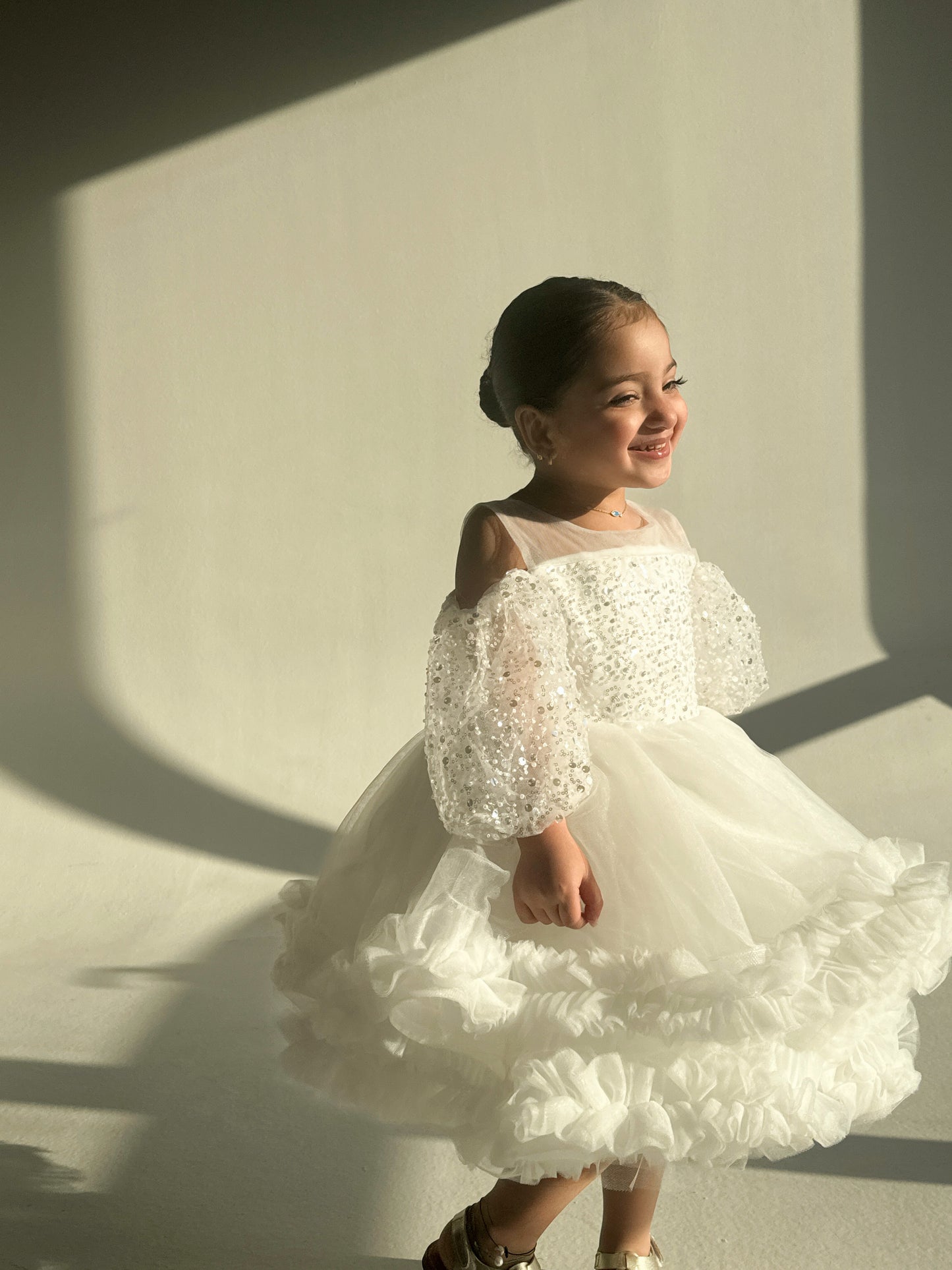 White Sparkle Dress