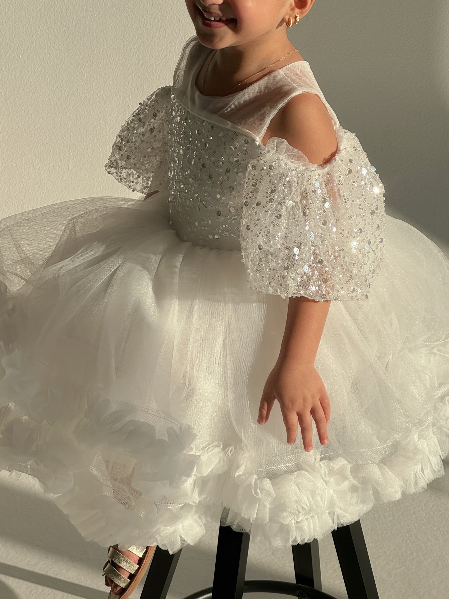 White Sparkle Dress